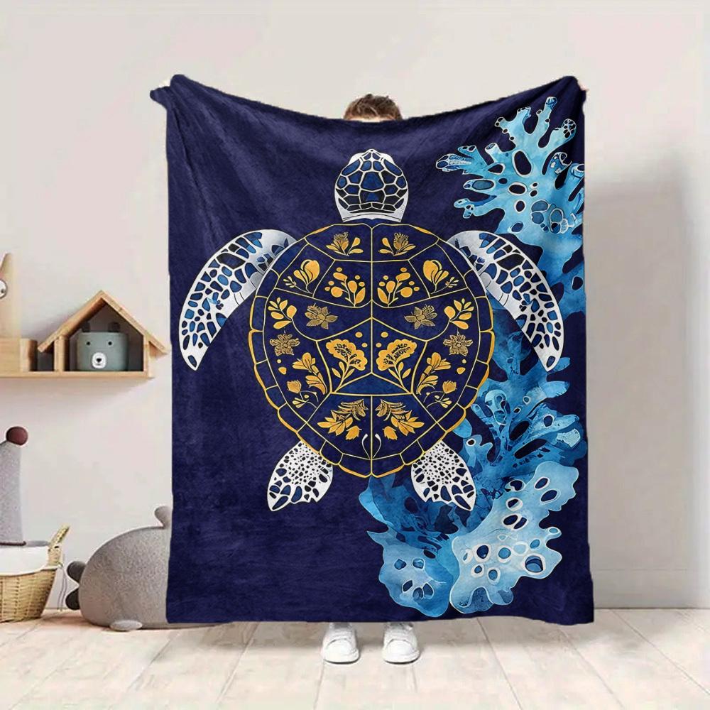1pc Sea turtle Lightweight Flannel Blanket, Comfortable and Warm Blanket, for Office and Camping Sofa Bed054 130cmx150cm
1pc Sea turtle Lightweight Flannel Blanket, Comfortable and Warm Blanket, for Office and Camping Sofa Bed054 130cmx150cm