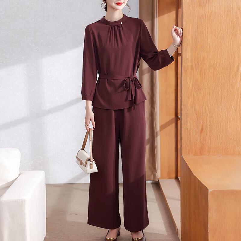 Xuexi Элегантный осенний комплект одежды для женщин среднего возраста XL
Xuexi Элегантный осенний комплект одежды для женщин среднего возраста XL