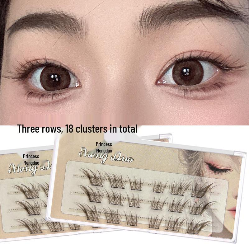 Трехрядные лисьи глазки коричневые накладные ресницы в стиле комиксов Су Дацзи
Трехрядные лисьи глазки коричневые накладные ресницы в стиле комиксов Су Дацзи