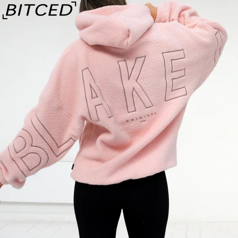 BITCED Fleece-lined jacket with embroidered puffed-stitch detailing Autumn/Winter collection from trendy streetwear brand Thickened hooded sweatshirt XXL рожевий
BITCED Fleece-lined jacket with embroidered puffed-stitch detailing Autumn/Winter collection from trendy streetwear brand Thickened hooded sweatshirt XXL рожевий