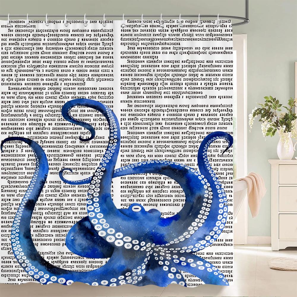 Octopus Shower Curtains Bath Curtains Waterproof Bathroom Decor With Hooks 3D Printing 180*180Cm Decoration Bath Curtain W60H190(CM)-1 Pcs
Octopus Shower Curtains Bath Curtains Waterproof Bathroom Decor With Hooks 3D Printing 180*180Cm Decoration Bath Curtain W60H190(CM)-1 Pcs