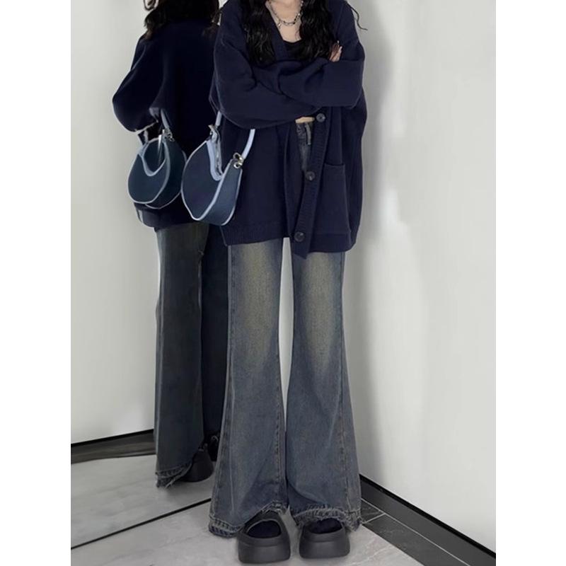 Women s Retro Flare Jeans: High Waist, Stretch Plus Size, Slimming Raw Edge, Autumn/Winter Pants for Pear-Shaped Body 2XL
Women s Retro Flare Jeans: High Waist, Stretch Plus Size, Slimming Raw Edge, Autumn/Winter Pants for Pear-Shaped Body 2XL