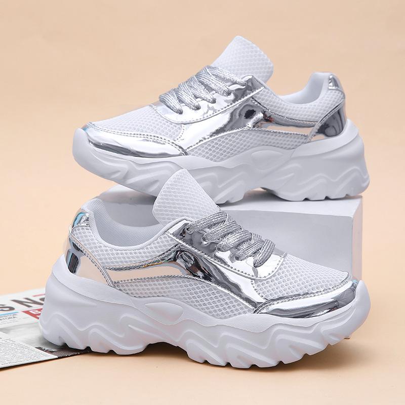 Daddy shoes fashion versatile model light casual trend flat bottom new fashion outdoor walking shoes 36 серебряный
Daddy shoes fashion versatile model light casual trend flat bottom new fashion outdoor walking shoes 36 серебряный