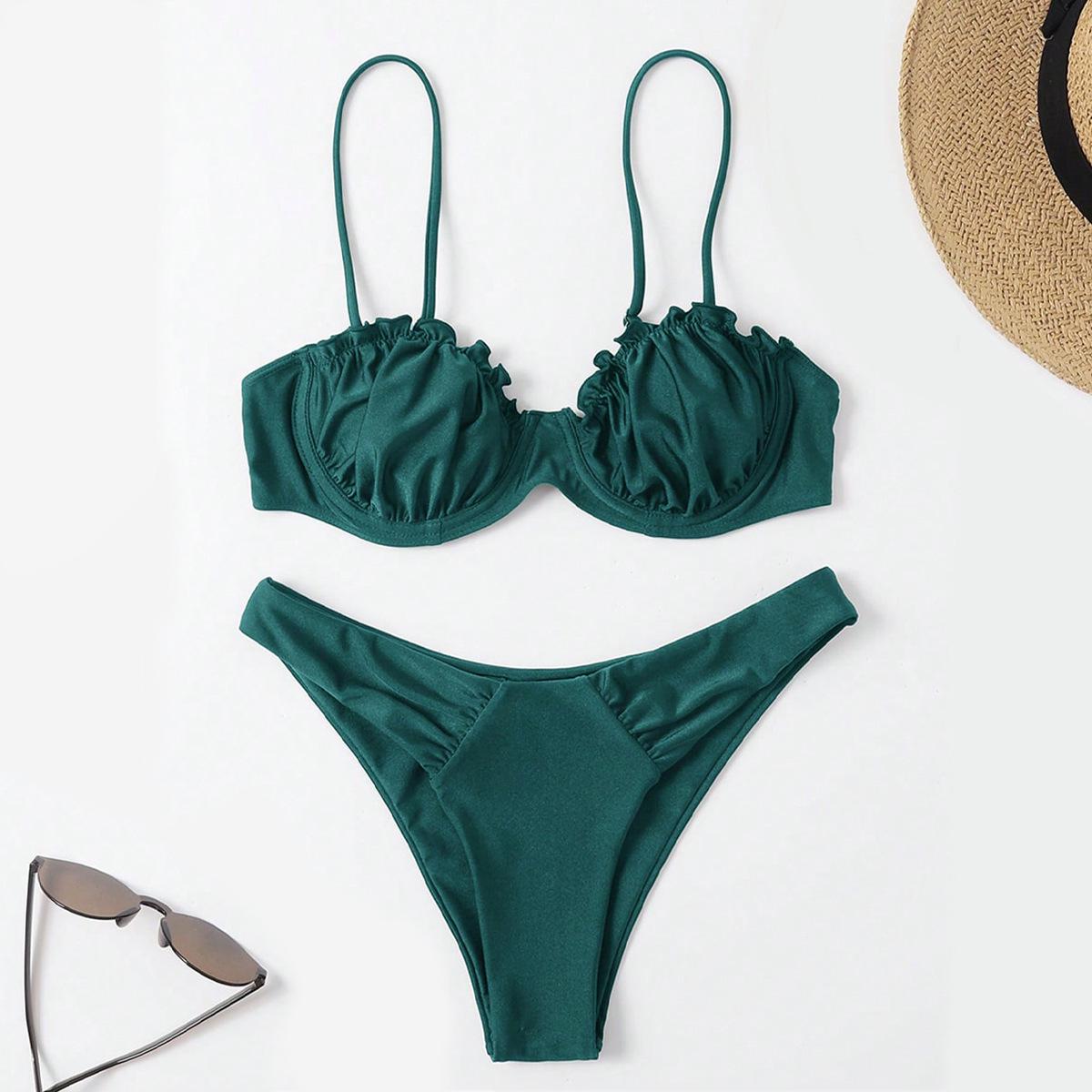 2025 Європейський та Американський Бюстгальтер на кісточках: Однотонний, Сексуальний дизайн з мереживом та рюшами L
2025 Європейський та Американський Бюстгальтер на кісточках: Однотонний, Сексуальний дизайн з мереживом та рюшами L