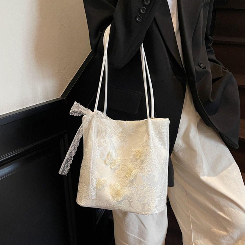 Exquisite Embroidery Tote Bag Butterfly Hanfu Printing Handbag Chinese Style Shoulder Bag Daily рожевий
Exquisite Embroidery Tote Bag Butterfly Hanfu Printing Handbag Chinese Style Shoulder Bag Daily рожевий