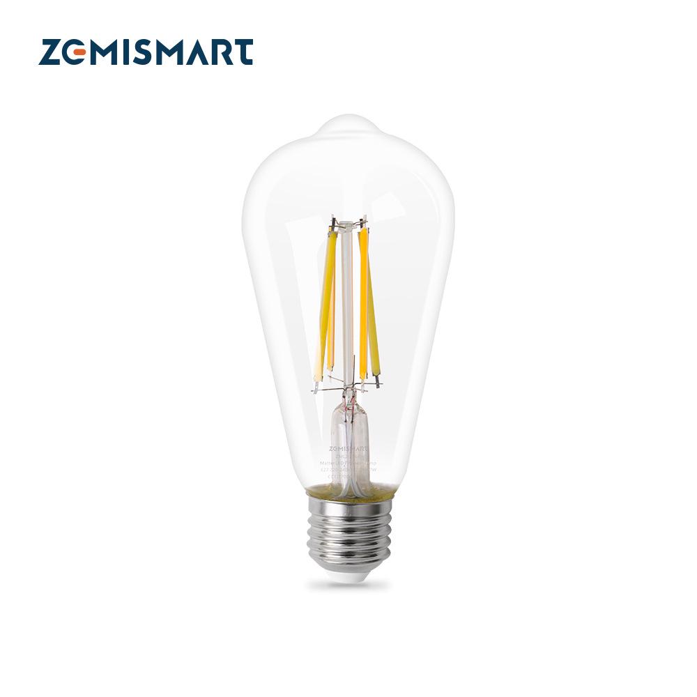 ST64 Matter WiFi Smart Filament Bulb E27, Alexa & Google Home Compatible
ST64 Matter WiFi Smart Filament Bulb E27, Alexa & Google Home Compatible