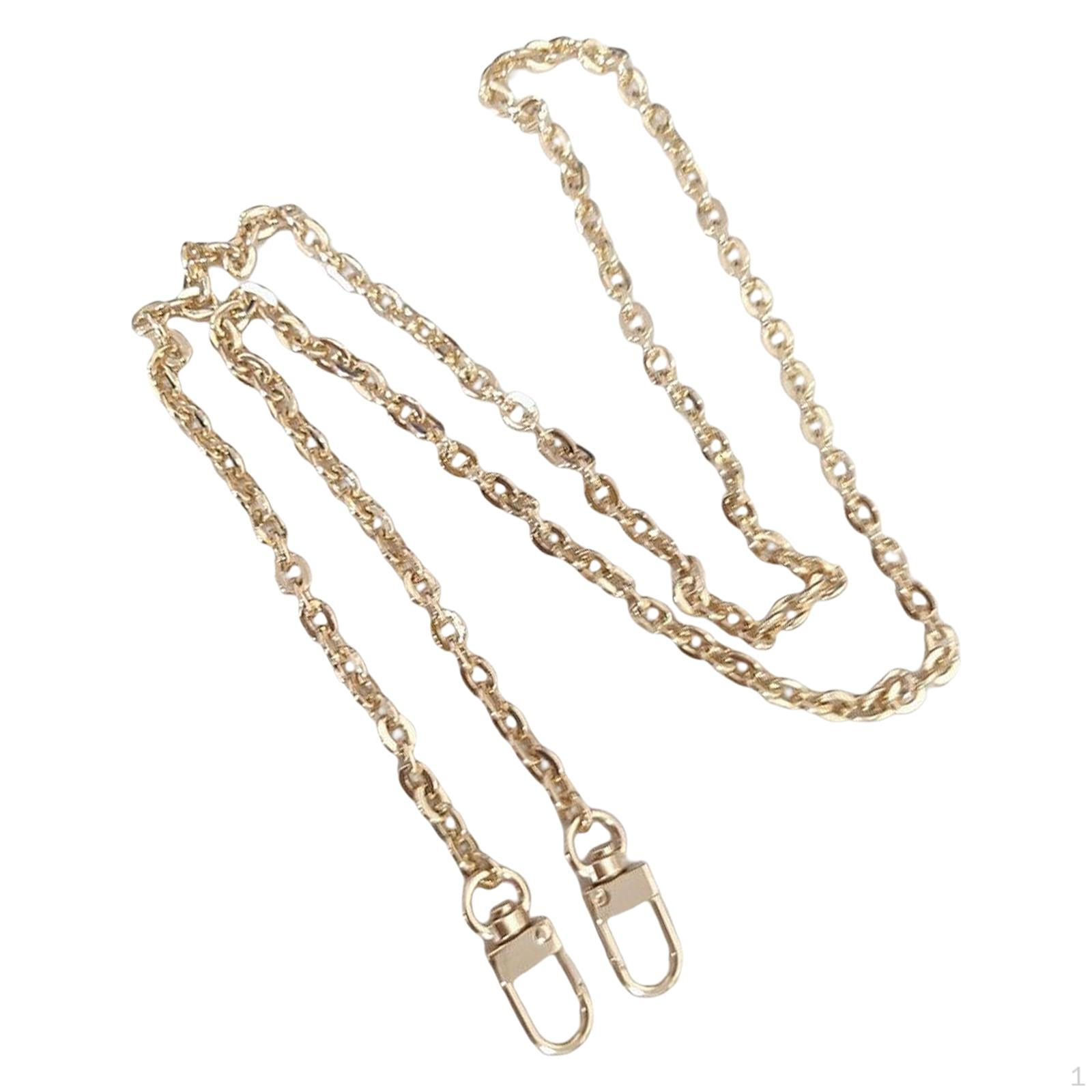 DIY Iron Chain Strap Handbag Chains Accessories Purse Straps Shoulder Body Replacement Straps, with 60cm
DIY Iron Chain Strap Handbag Chains Accessories Purse Straps Shoulder Body Replacement Straps, with 60cm