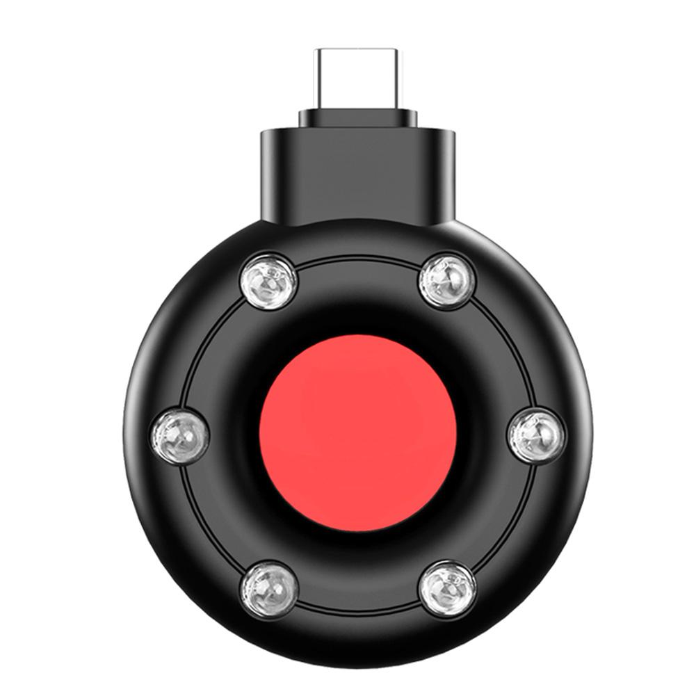 Инфракрасный детектор типа C, защита от подглядывания, простота использования для офисов, отелей, детектор скрытых камер чёрный