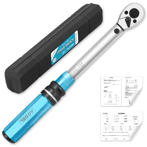 Preset Torque Wrench, 9.5mm (3/8 ) Drive, 2.5-30Nm, Motorcycle Repair Wrench for Bicycles, Motorcycles, and Cars, Includes Storage Case, Calibration C
Preset Torque Wrench, 9.5mm (3/8 ) Drive, 2.5-30Nm, Motorcycle Repair Wrench for Bicycles, Motorcycles, and Cars, Includes Storage Case, Calibration C