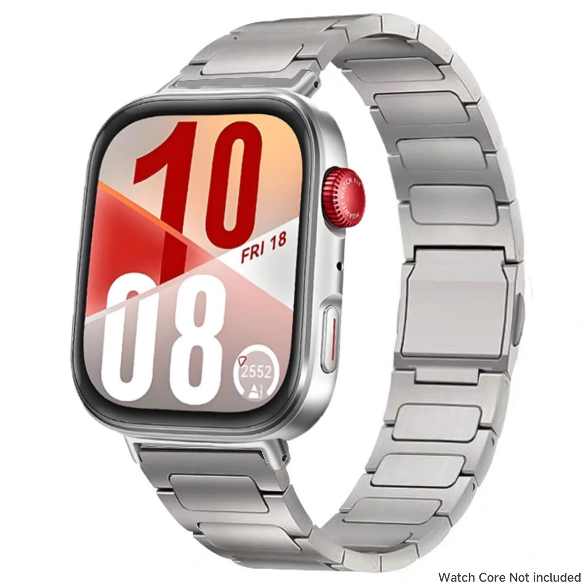 Luxury Titanium Strap For Huawei Watch Fit4Pro/Fit4/Fit3 Men Business Alloy Bracelet For Huawei WATCH FIT4 FIT3 WristBand Correa For Huawei Fit 3 срібний
Luxury Titanium Strap For Huawei Watch Fit4Pro/Fit4/Fit3 Men Business Alloy Bracelet For Huawei WATCH FIT4 FIT3 WristBand Correa For Huawei Fit 3 срібний