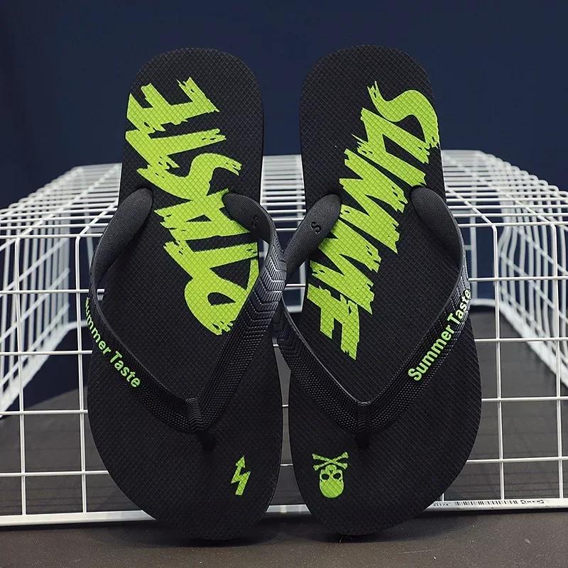 Men s Slippers Flip-Flop Summer Soft Sole Non-Slip Casual Beach Fashion Party Sandals Student s trendy summer beach slippers 38-39
Men s Slippers Flip-Flop Summer Soft Sole Non-Slip Casual Beach Fashion Party Sandals Student s trendy summer beach slippers 38-39