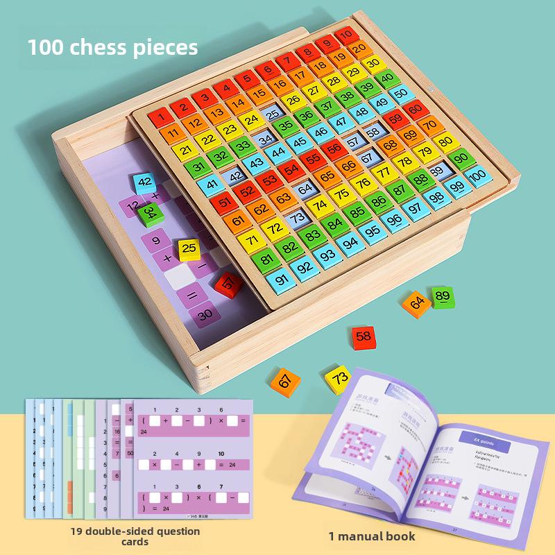 Montessori Hundred Board - Educational Toy for Early Math & Number Recognition
Montessori Hundred Board - Educational Toy for Early Math & Number Recognition