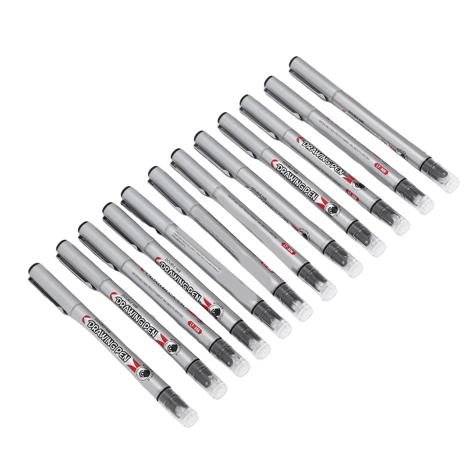 12Pcs Micro Fineliner Pens Fine Tip Black Drawing Water Proof Archival Inking Markers Sketch Outline for Artist
12Pcs Micro Fineliner Pens Fine Tip Black Drawing Water Proof Archival Inking Markers Sketch Outline for Artist