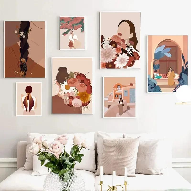 Fashion Vintage Girl Abstract Figure Wall Art Canvas Painting Nordic Posters And Prints Wall Pictures For Living Room Home Decor 21cm×30cm NoFrame
Fashion Vintage Girl Abstract Figure Wall Art Canvas Painting Nordic Posters And Prints Wall Pictures For Living Room Home Decor 21cm×30cm NoFrame