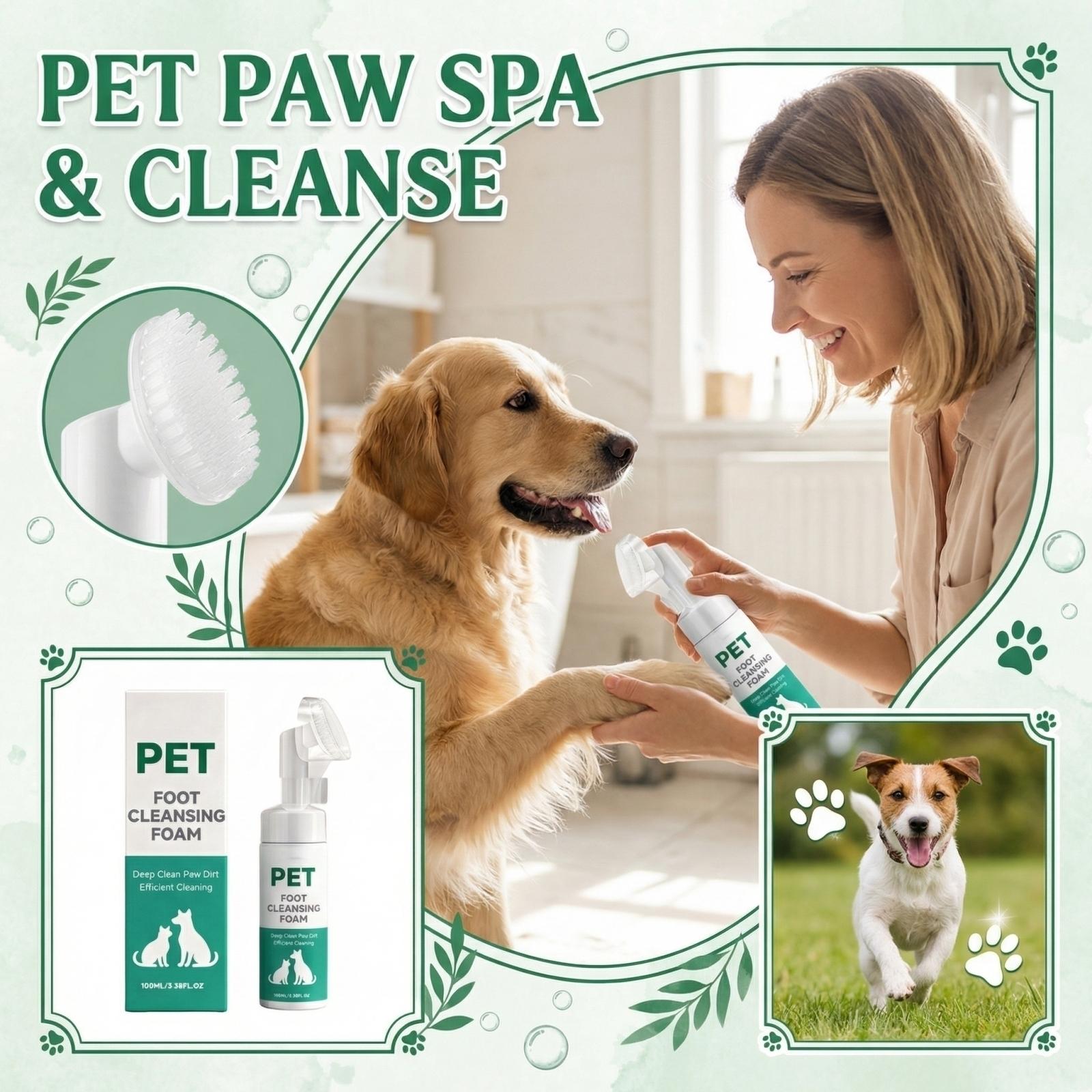 Pet Foam Cleanser — Plant-Based : No-Rinse, For Crevices, Protects Pads100ml One Size
Pet Foam Cleanser — Plant-Based : No-Rinse, For Crevices, Protects Pads100ml One Size