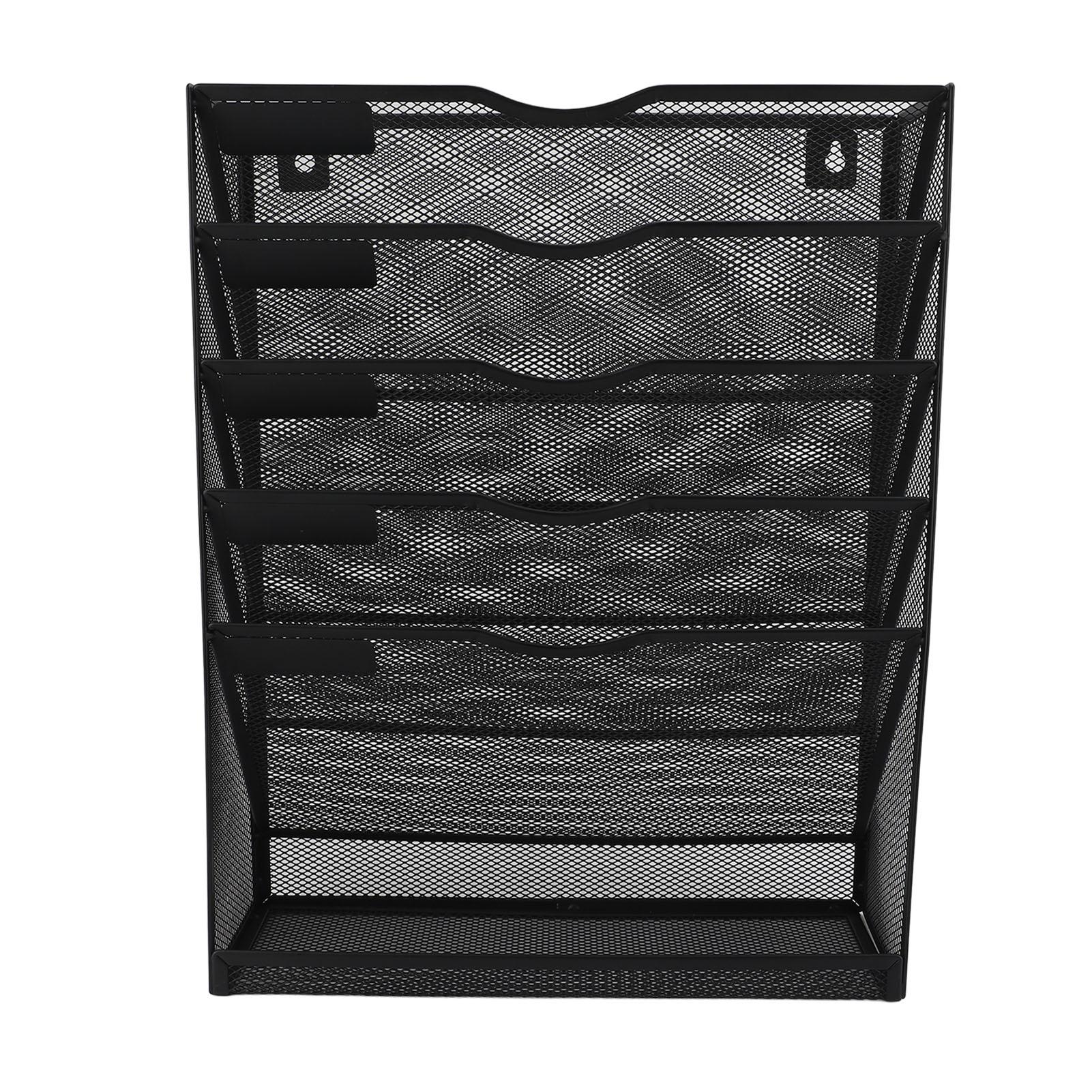 Wall Mount File Organizer with Bottom Tray 5 Tier Vertical Hanging Storage Holder for Office and Home Vertical File Organizer чёрный
Wall Mount File Organizer with Bottom Tray 5 Tier Vertical Hanging Storage Holder for Office and Home Vertical File Organizer чёрный