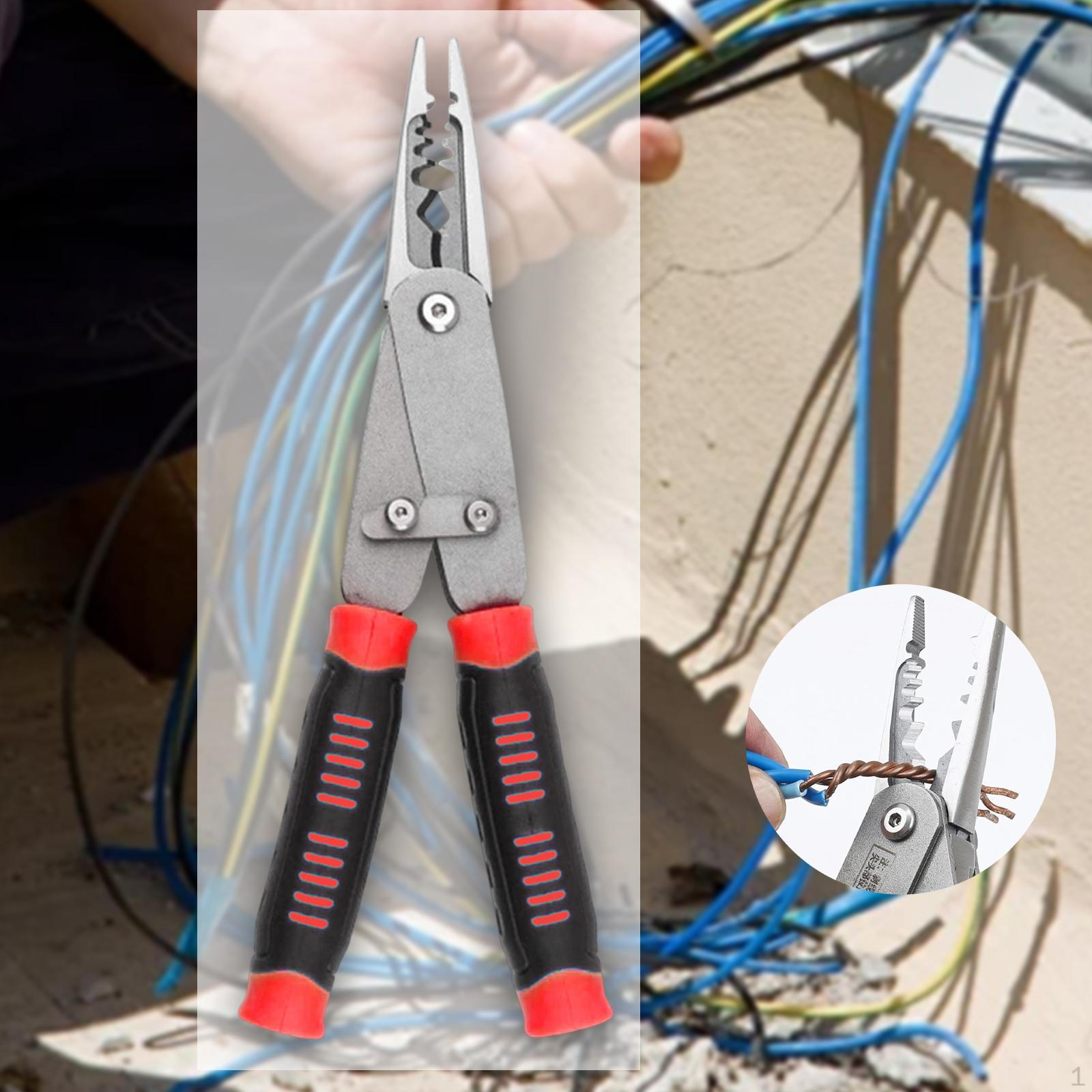 Wire Stripper Stripping Plier Multipurpose Ergonomic Heavy Duty Crimper Cutting Tool for
Wire Stripper Stripping Plier Multipurpose Ergonomic Heavy Duty Crimper Cutting Tool for