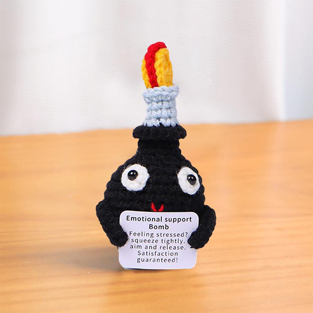 Crochet Positive Emotional Support Bomb Stress Relief Soft Wool Toy For Men Women China Mainland
Crochet Positive Emotional Support Bomb Stress Relief Soft Wool Toy For Men Women China Mainland