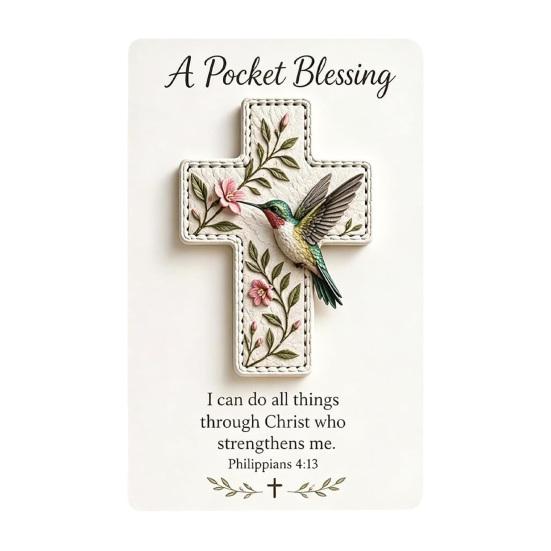 Handmade 3D Bird Pocket Blessing Card Bird-Themed Acrylic Blessing Ornament with Scripture Card Religious Inspirational Gift for Christian E
Handmade 3D Bird Pocket Blessing Card Bird-Themed Acrylic Blessing Ornament with Scripture Card Religious Inspirational Gift for Christian E