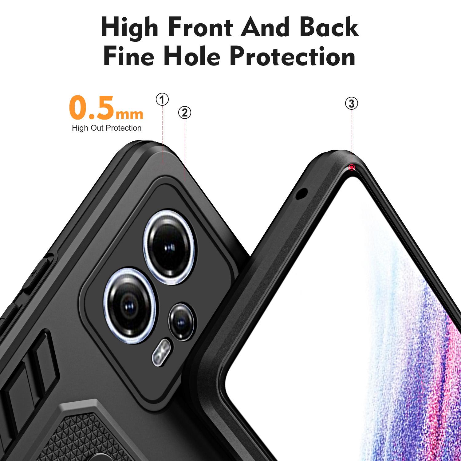 For Motorola Moto G13 4G/G23 4G Case TPU+PC Metal Kickstand Cover with Silicone Ring Strap Black
For Motorola Moto G13 4G/G23 4G Case TPU+PC Metal Kickstand Cover with Silicone Ring Strap Black