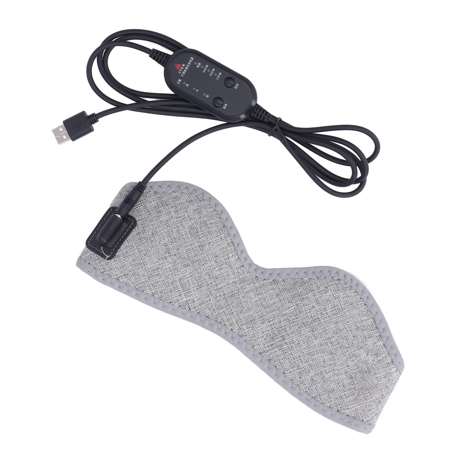 Eye Heating Pad Adjustable Temp Stress Relief Relaxing USB Electric Heated Eye Cover for Dry Eyes Blepharitis Puffiness
Eye Heating Pad Adjustable Temp Stress Relief Relaxing USB Electric Heated Eye Cover for Dry Eyes Blepharitis Puffiness