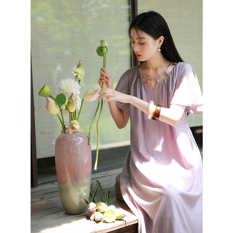 Sancai Acetate Hollow Beaded A-line Maxi Dress L
Sancai Acetate Hollow Beaded A-line Maxi Dress L