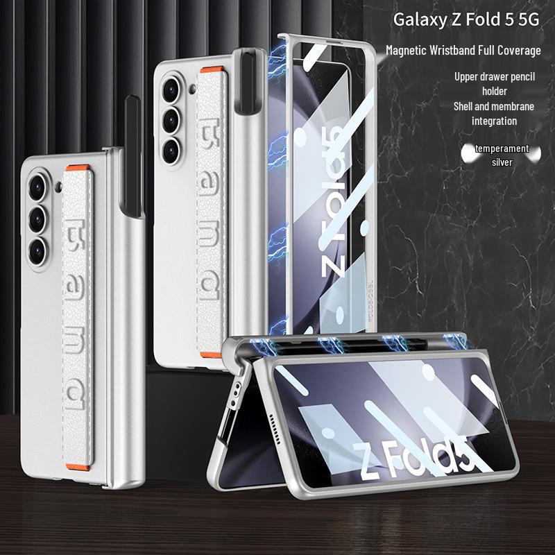 Samsung Fold5 Magnetic Wristband Case with Pen Holder Fold5 without Pen
Samsung Fold5 Magnetic Wristband Case with Pen Holder Fold5 without Pen