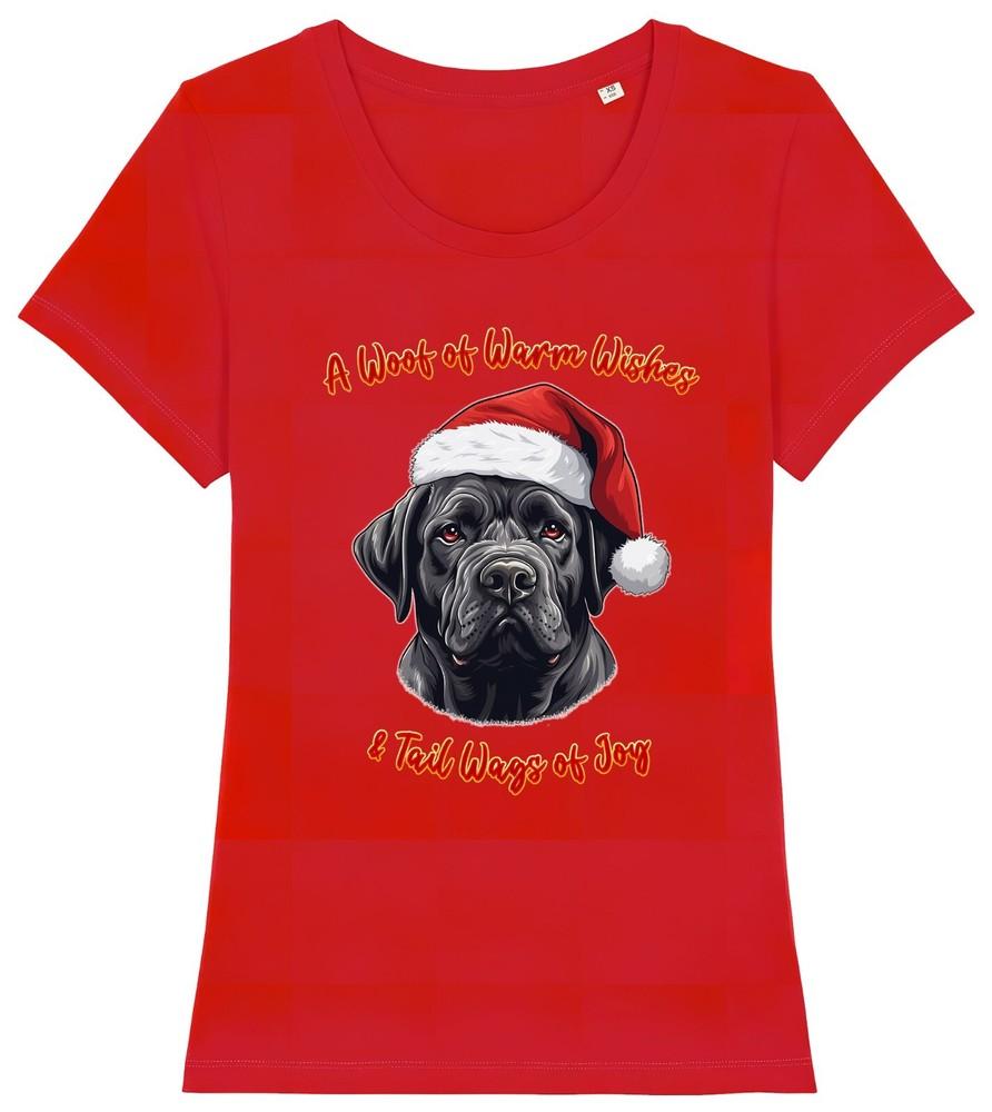 Womens Cane Corso Christmas T-Shirt Santa Hat Dog Woof Wishes Gift Grandmother S
Womens Cane Corso Christmas T-Shirt Santa Hat Dog Woof Wishes Gift Grandmother S