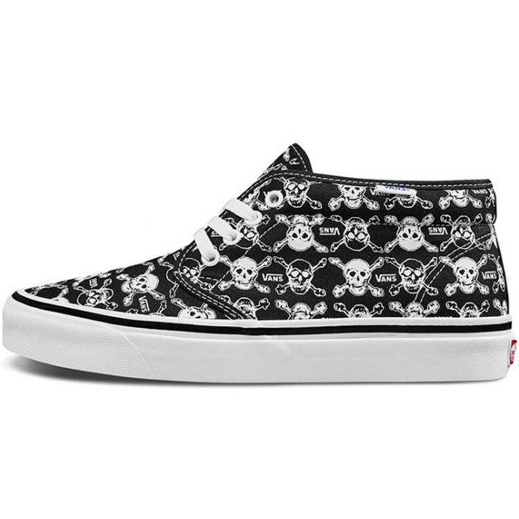 Vans Chukka 49 DX Anaheim Factory — кроссовки унисекс с черным черепом, белые VN0A4BTIV8O
Vans Chukka 49 DX Anaheim Factory — кроссовки унисекс с черным черепом, белые VN0A4BTIV8O