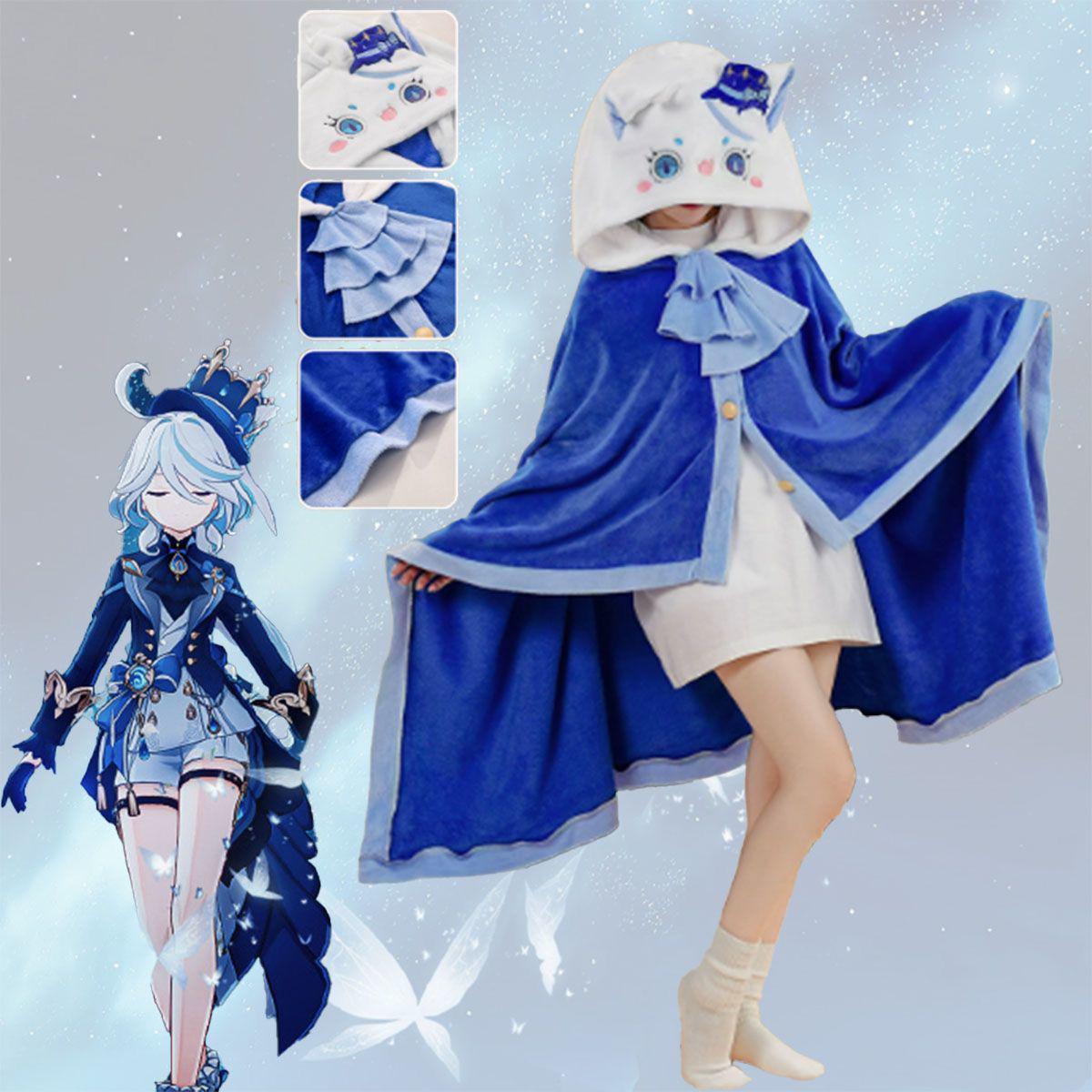 Genshin Impact Furina Cloak: Two-Dimensional Cape & Air Conditioning Blanket - Perfect Student Birthday Gift
Genshin Impact Furina Cloak: Two-Dimensional Cape & Air Conditioning Blanket - Perfect Student Birthday Gift