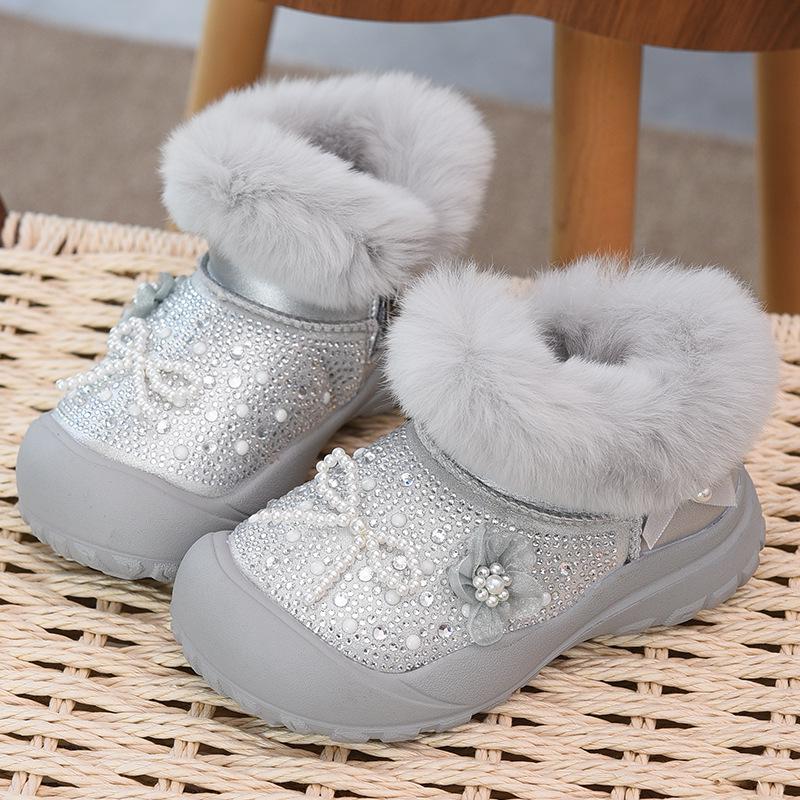 Girls Fleece-Lined Snow Boots - Warm, Fashionable Winter Boots for 2025 Size 30, 19.8 cm
Girls Fleece-Lined Snow Boots - Warm, Fashionable Winter Boots for 2025 Size 30, 19.8 cm