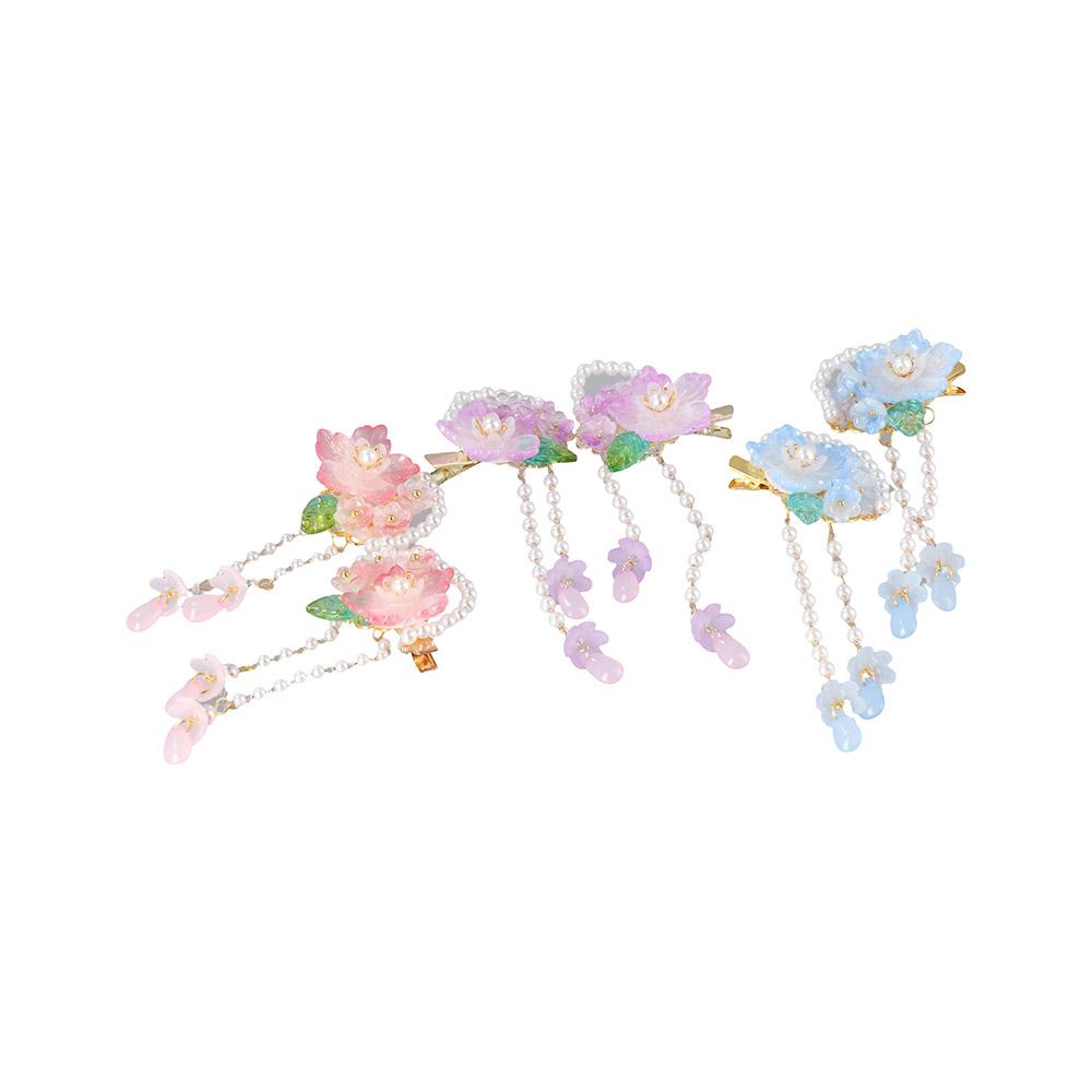 Headdress Tassel Girls Women Hanfu Flower Hairpin Hair Accessories Side Clip Pearl Barrette
Headdress Tassel Girls Women Hanfu Flower Hairpin Hair Accessories Side Clip Pearl Barrette