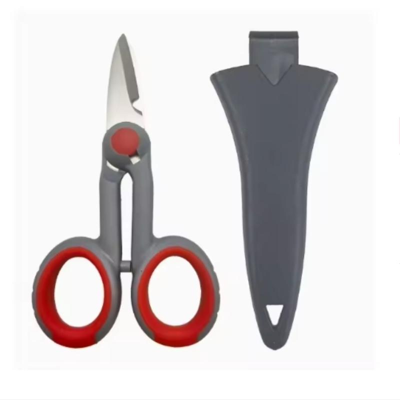 2Pc Stainless Steel Serrated Electrician Shears Multi-Purpose Cutting Fishing Scissors for Cutting Electrical Wire
2Pc Stainless Steel Serrated Electrician Shears Multi-Purpose Cutting Fishing Scissors for Cutting Electrical Wire