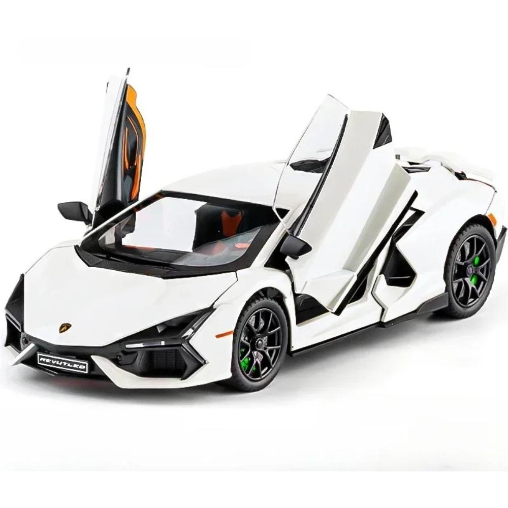 Simualtion 1/24 Lamborghini Revuelto Super Car Model with Sound Light Children Boy Diecast Toy Vehicle Collection Miniature білий
Simualtion 1/24 Lamborghini Revuelto Super Car Model with Sound Light Children Boy Diecast Toy Vehicle Collection Miniature білий
