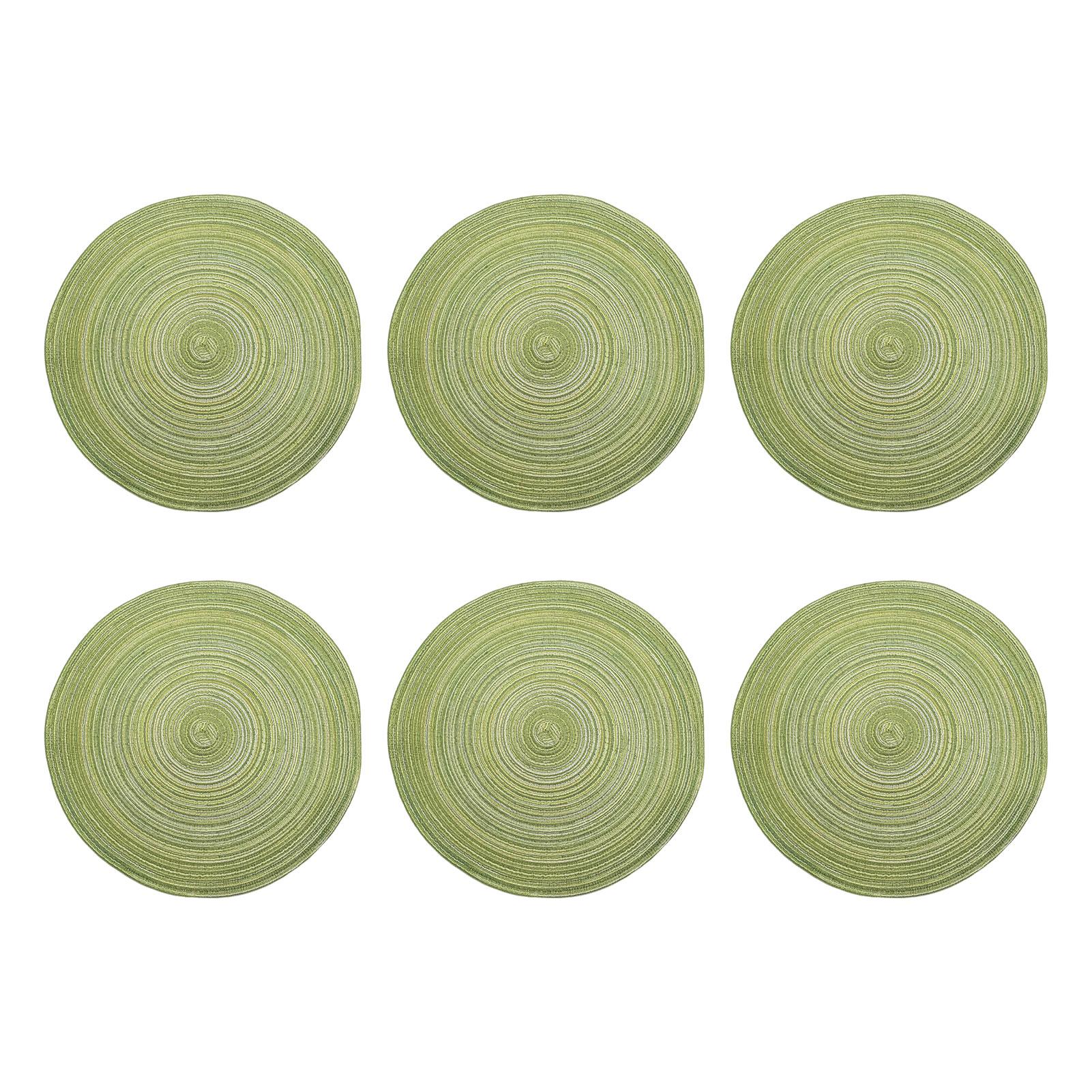 6 штук Простые и прочные подставки и плейсматы для домашнего декора Прочные и не выцветают
6 штук Простые и прочные подставки и плейсматы для домашнего декора Прочные и не выцветают