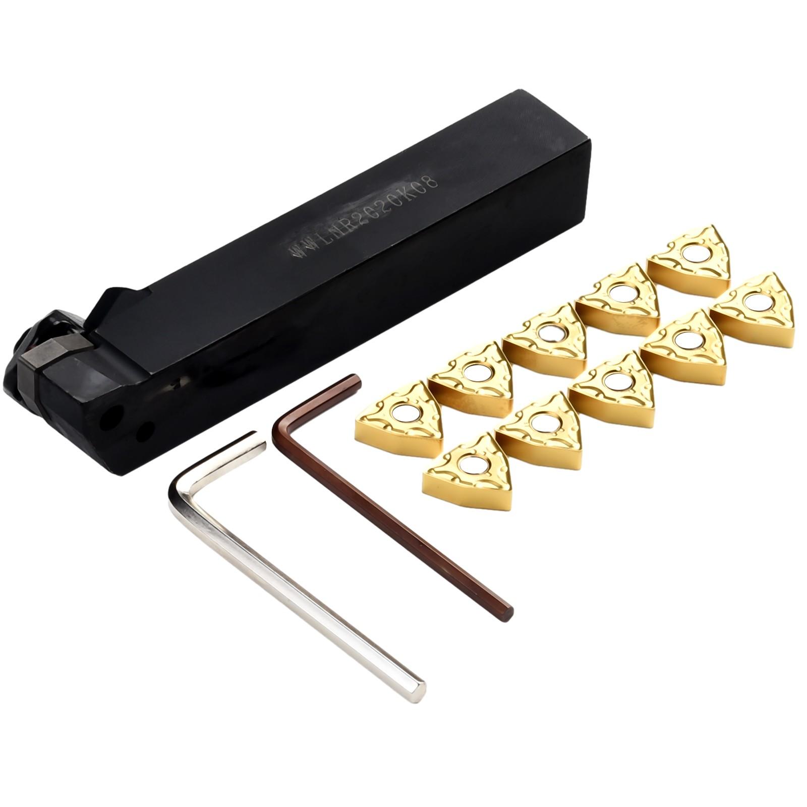 WWLNR2020K08 (20x125mm) Lathe External Turning Tool Holder+ WNMG080408 BP010
WWLNR2020K08 (20x125mm) Lathe External Turning Tool Holder+ WNMG080408 BP010