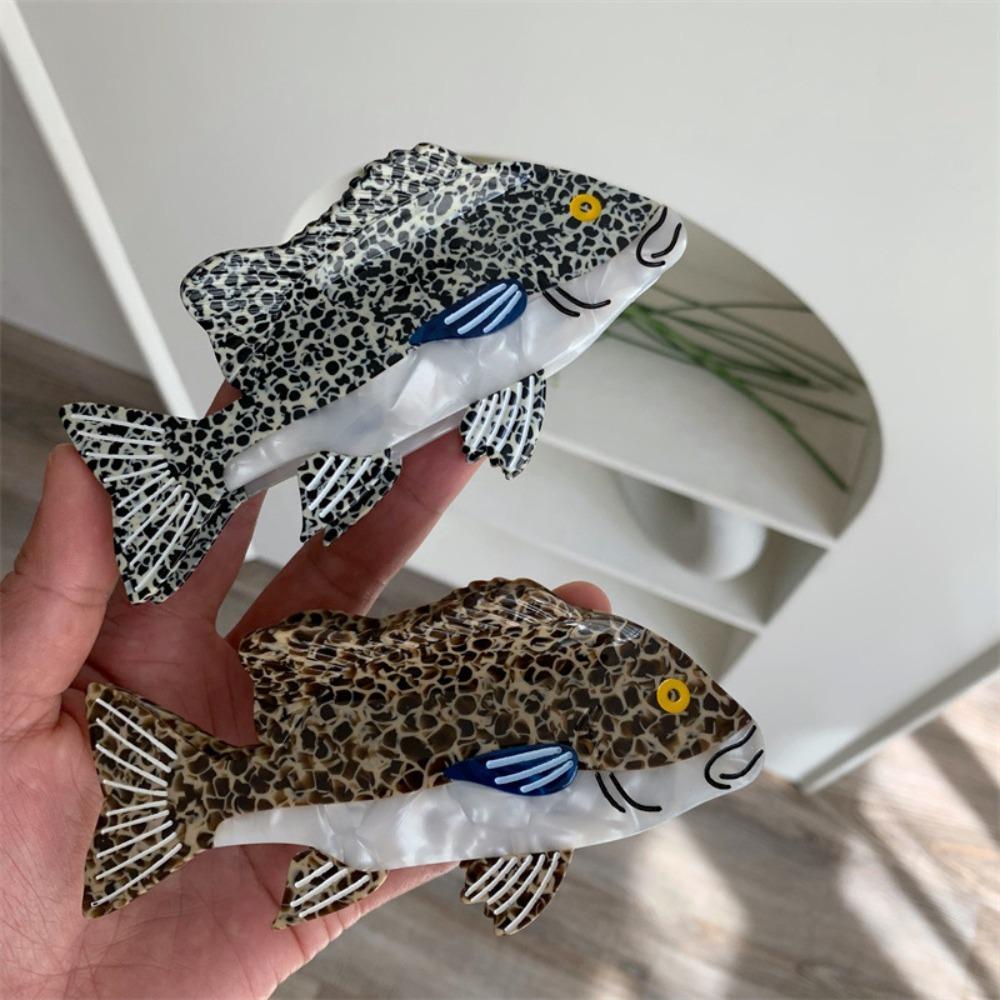 Sweet Acetate Fish Hair Claw Acetic Acid Animal Hair Clip Work Sperm Whale Shark Clip Daily Style 5
Sweet Acetate Fish Hair Claw Acetic Acid Animal Hair Clip Work Sperm Whale Shark Clip Daily Style 5