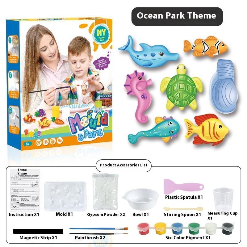 DIY hands-on brain painting toys, children s art plaster graffiti
DIY hands-on brain painting toys, children s art plaster graffiti