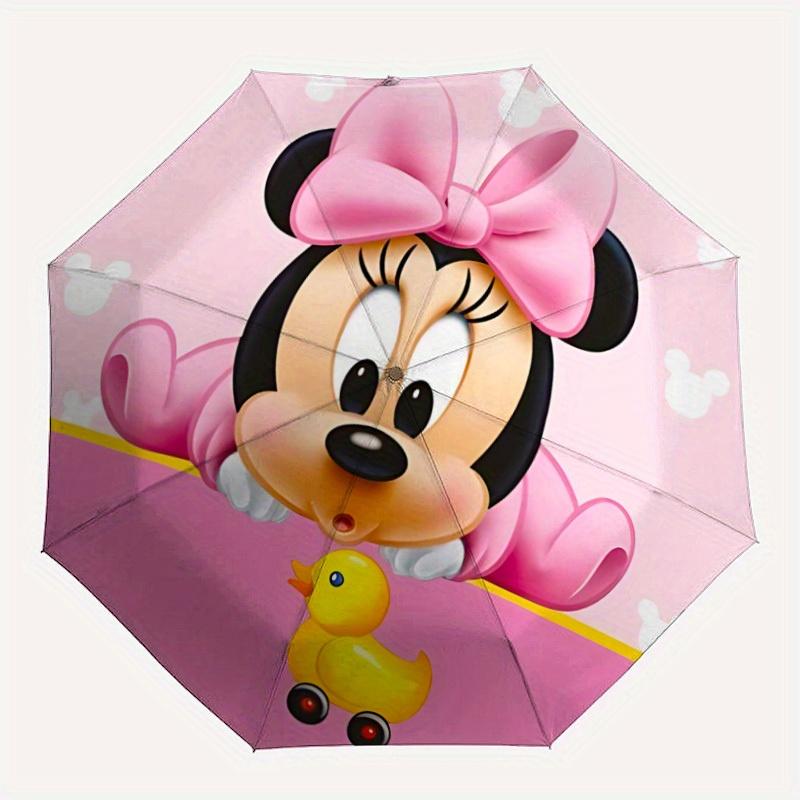1pc Minnie Mouse Folding Umbrella, Featuring Automatic Folding. It Has Eight Sturdy Ribs, Making It Convenient for Outdoor Use yy0729011
1pc Minnie Mouse Folding Umbrella, Featuring Automatic Folding. It Has Eight Sturdy Ribs, Making It Convenient for Outdoor Use yy0729011