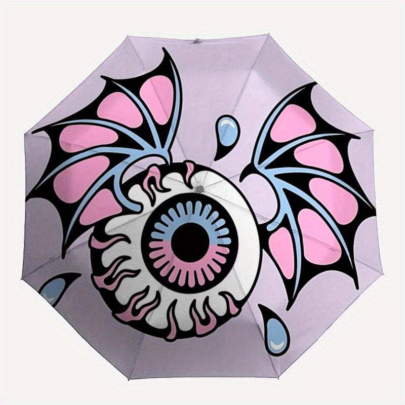 1pc Eye Wings Automatic Open/close Folding Compact Umbrella, 8-Rib Sturdy Canopy, Lightweight Portable, Everyday Use, Gift, Outdoor Umbrella, Travel E
1pc Eye Wings Automatic Open/close Folding Compact Umbrella, 8-Rib Sturdy Canopy, Lightweight Portable, Everyday Use, Gift, Outdoor Umbrella, Travel E
