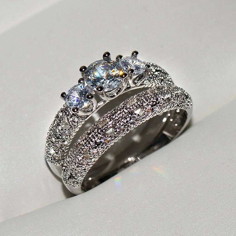 High Quality White Zircon Couple Stackable Rings Wedding Party Engagement Ring Jewelry Gift for Women Anniversary 6
High Quality White Zircon Couple Stackable Rings Wedding Party Engagement Ring Jewelry Gift for Women Anniversary 6