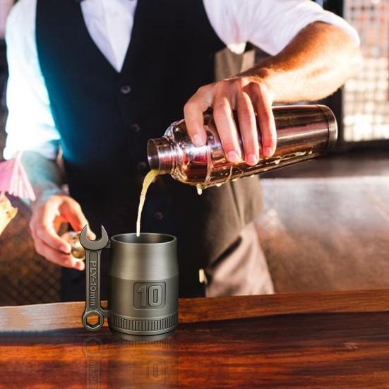 Stainless Steel Spanner Mug Industrial Style Water Cup Mechanic Themed Mug with Wrench Handle Garage Vibe Coffee Cup A
Stainless Steel Spanner Mug Industrial Style Water Cup Mechanic Themed Mug with Wrench Handle Garage Vibe Coffee Cup A