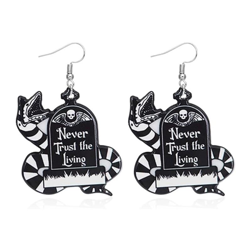 Gothic Skull and Serpents Totem Earrings Elegant Acrylic Earrings with Skull and Snake Totem Perfect for Themed Event
Gothic Skull and Serpents Totem Earrings Elegant Acrylic Earrings with Skull and Snake Totem Perfect for Themed Event