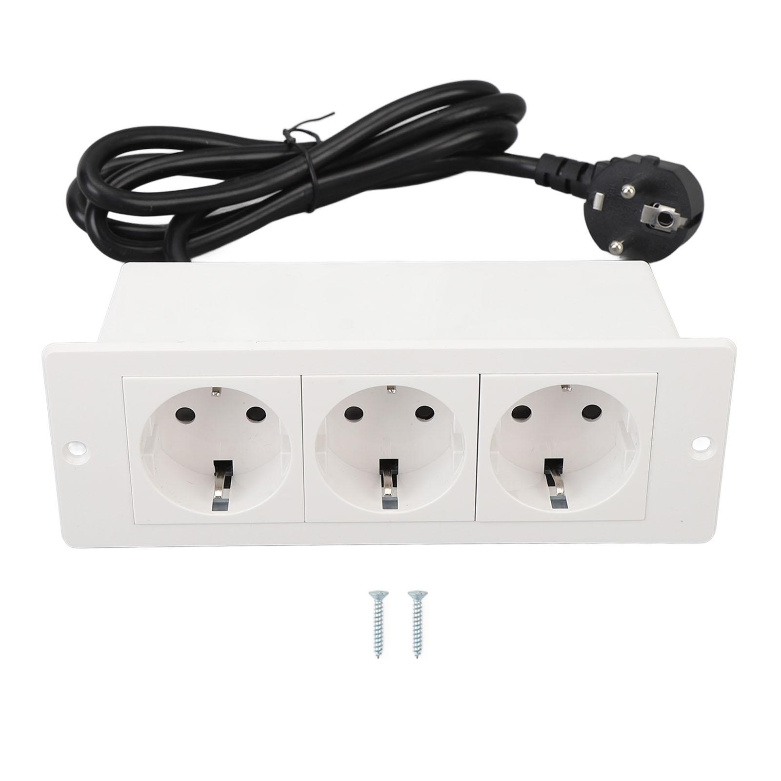 Вбудований подовжувач живлення з кабелем 16A Plug and Play Вогнестійкий 3 розетки Розетка для прихованого монтажу
Вбудований подовжувач живлення з кабелем 16A Plug and Play Вогнестійкий 3 розетки Розетка для прихованого монтажу