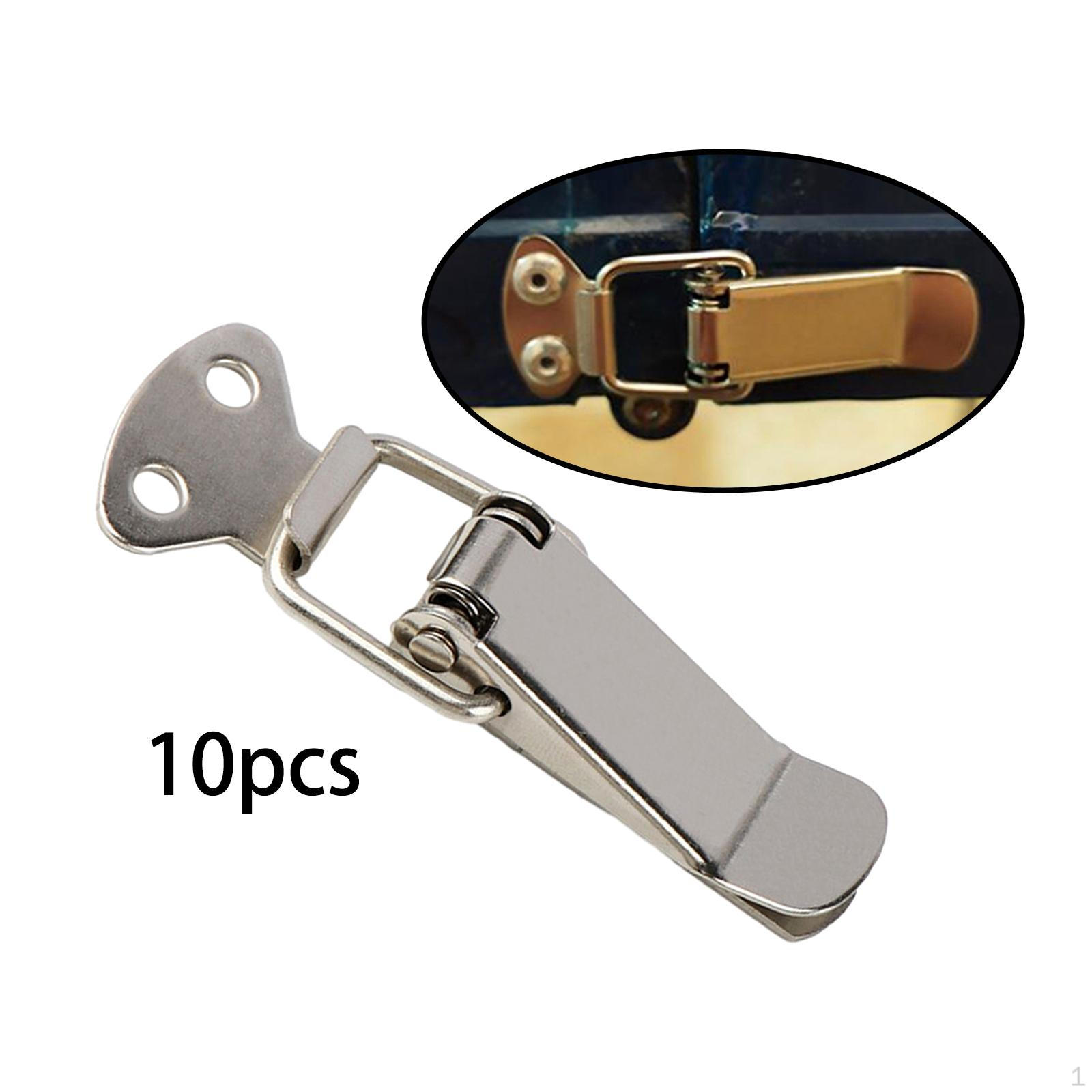 10 шт. подпружиненная защелка-защелка для шкафа, пружинные замки, пряжка с серебряной застежкой S
10 шт. подпружиненная защелка-защелка для шкафа, пружинные замки, пряжка с серебряной застежкой S
