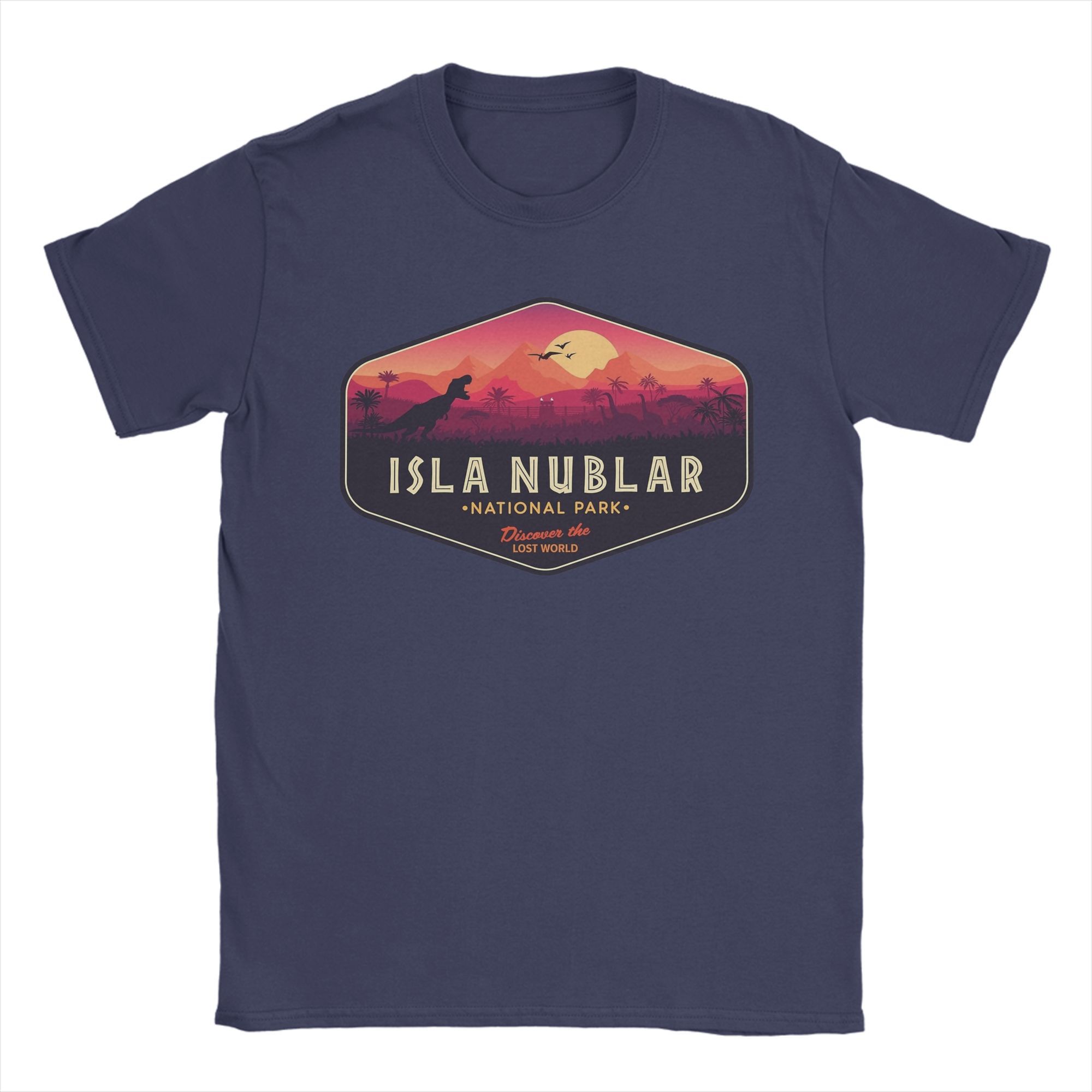 Isla Nublar National Park Badge Jurassic Park T Shirts Men Cotton Vintage T-Shirt O Neck Tee Shirt Short Sleeve Tops Summer 3XL
Isla Nublar National Park Badge Jurassic Park T Shirts Men Cotton Vintage T-Shirt O Neck Tee Shirt Short Sleeve Tops Summer 3XL