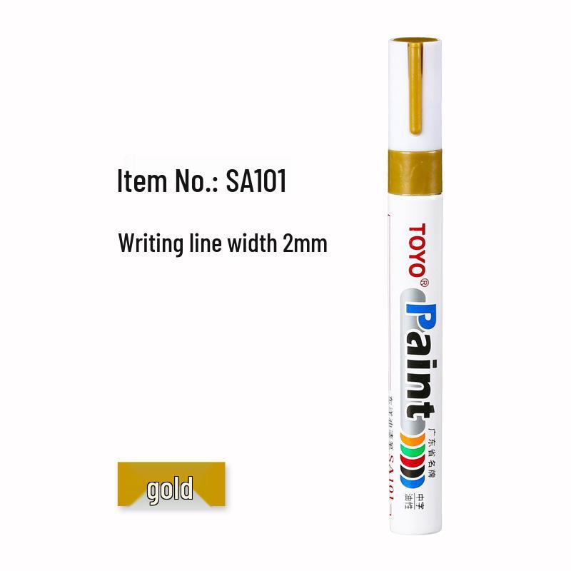 Toyo Oil-Based Metal Marker - White Touch-Up Paint Pen for Furniture Repair золотой
Toyo Oil-Based Metal Marker - White Touch-Up Paint Pen for Furniture Repair золотой
