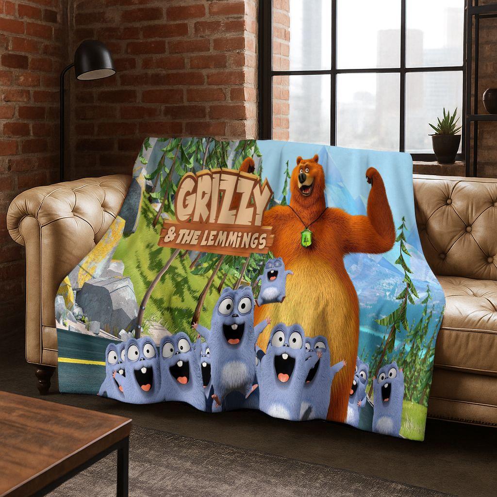 Funny Grizzy and The Lemmings Cartoon Flannel Blanket Soft Warm Throw Blanket for Bed Bedroom Room Living Room Travel Picnic Kid 75x90cm
Funny Grizzy and The Lemmings Cartoon Flannel Blanket Soft Warm Throw Blanket for Bed Bedroom Room Living Room Travel Picnic Kid 75x90cm