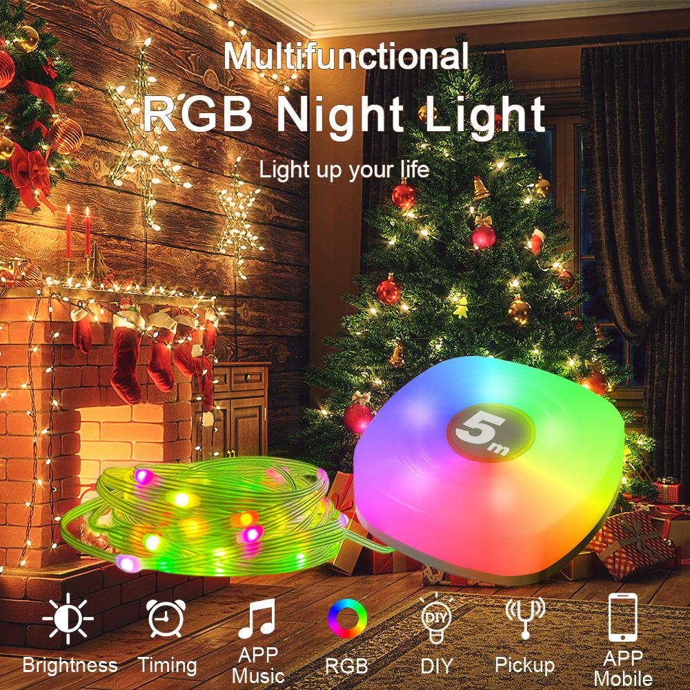 APP Control LED Camping Strip Night Light Outdoor Portable Waterproof Rechargeable RGB Christmas Home Decoration Mood Lamp USB Plug белый
APP Control LED Camping Strip Night Light Outdoor Portable Waterproof Rechargeable RGB Christmas Home Decoration Mood Lamp USB Plug белый