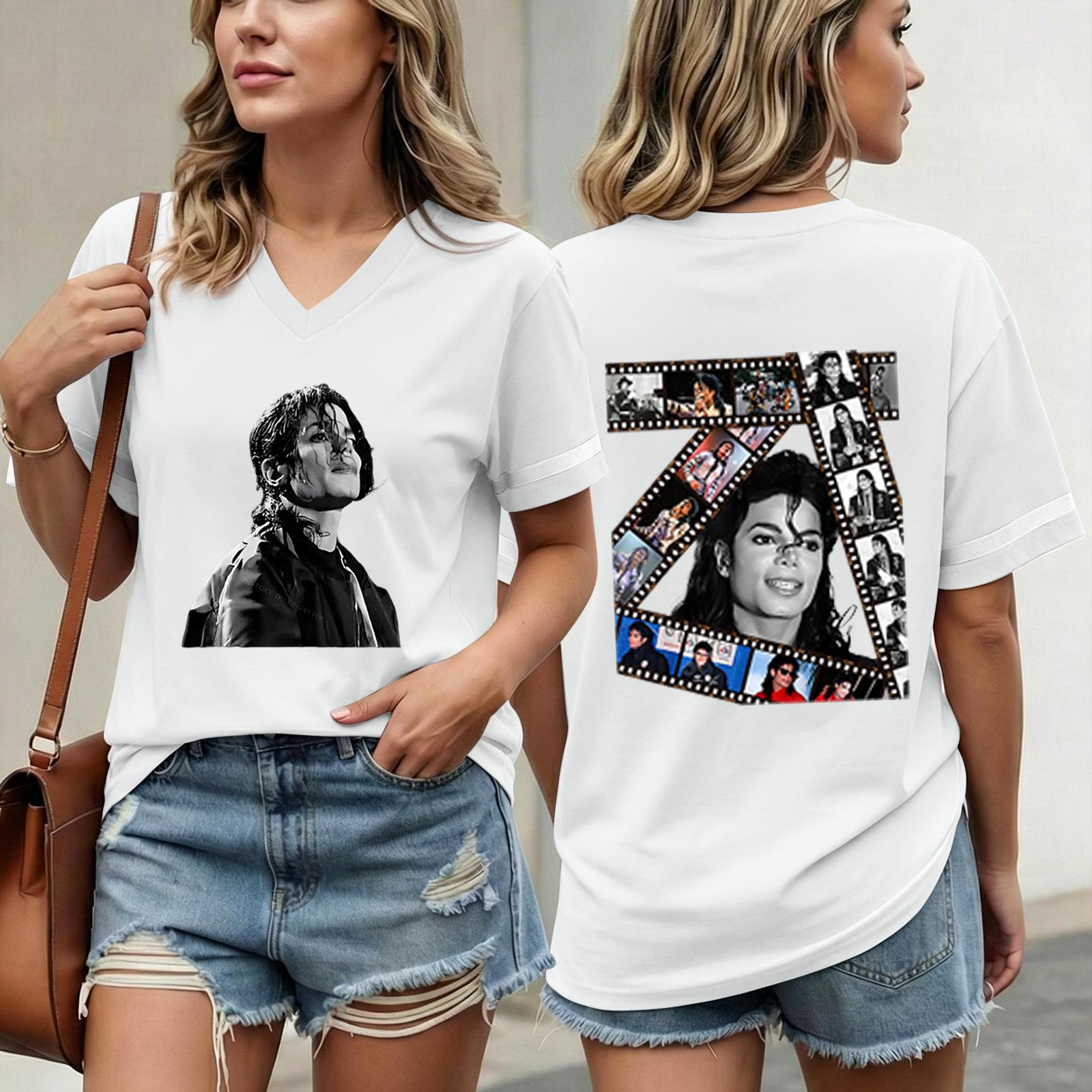 Women Casual Short Sleeve V Neck T Shirt Fashion Printed Top Lightweight Comfortable Fit Soft Fabric Summer Wear XL білий
Women Casual Short Sleeve V Neck T Shirt Fashion Printed Top Lightweight Comfortable Fit Soft Fabric Summer Wear XL білий